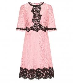 Lace cotton-blend dress dolce gabbana at Mytheresa